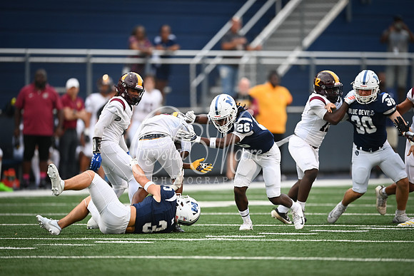 Tackle made by Cooper Patterson, Senior (3) during Region 5AAAAAAA Marietta vs District 5 AAAAAA St. Cloud (FL) game