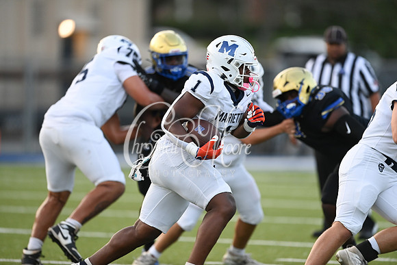 Titus Grant, Senior (1) during Region 3AAAAAAA McEachern vs Region 5AAAAAAA Marietta matchup on September 4, 2026
