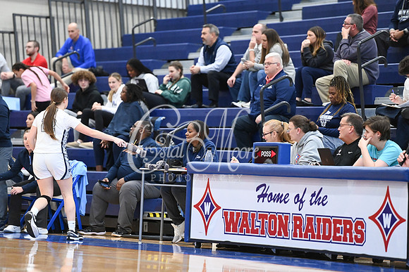 6A Marietta vs 6A North Paulding during Region 5 semi-finals girls basketball tournament