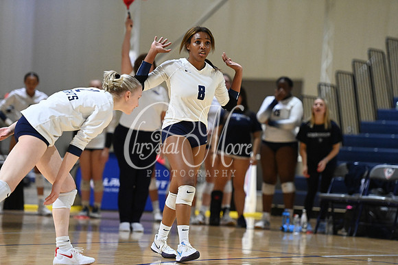 Pace Academy vs Gordon Lee High School during 2021 GHSA State 2A-1A Public Volleyball State Championship