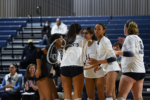 Pace Academy vs Gordon Lee High School during 2021 GHSA State 2A-1A Public Volleyball State Championship
