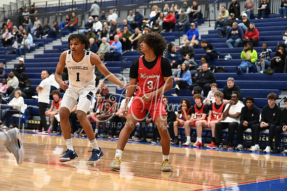 6A Wheeler vs 6A Cherokee during region 5 semi-finals boys basketball tournament