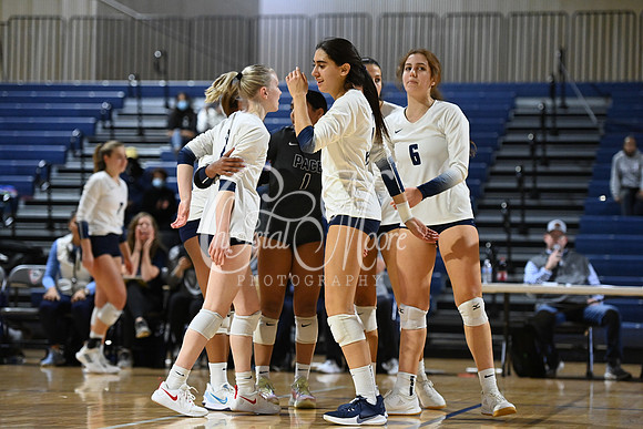 Pace Academy vs Gordon Lee High School during 2021 GHSA State 2A-1A Public Volleyball State Championship