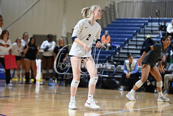 Pace Academy vs Gordon Lee High School during 2021 GHSA State 2A-1A Public Volleyball State Championship