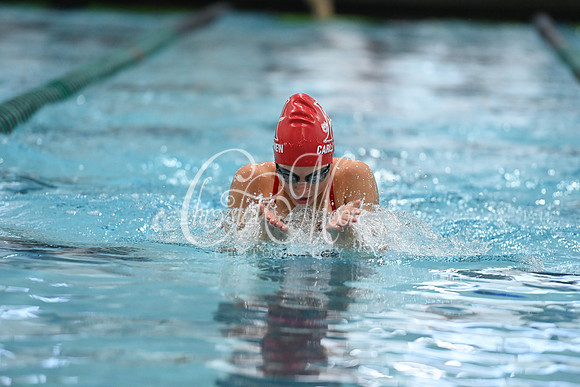 Allatoona High School Swim Team during Campbell Meet