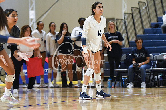Pace Academy vs Gordon Lee High School during 2021 GHSA State 2A-1A Public Volleyball State Championship