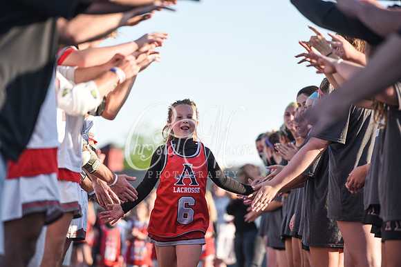 Varsity Allatoona Lacrosse Youth Night with Varsity Men vs. Dalton and Varsity Women vs. Walton.