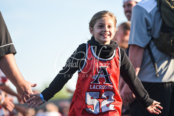 Varsity Allatoona Lacrosse Youth Night with Varsity Men vs. Dalton and Varsity Women vs. Walton.