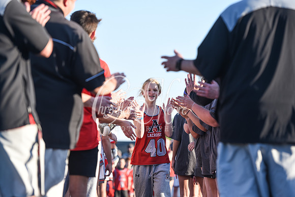 Varsity Allatoona Lacrosse Youth Night with Varsity Men vs. Dalton and Varsity Women vs. Walton.