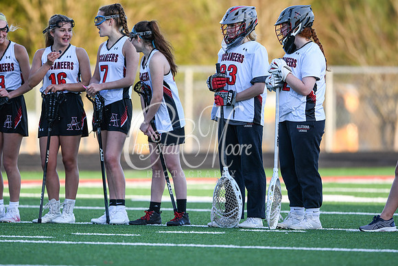 Varsity Allatoona Lacrosse Youth Night with Varsity Men vs. Dalton and Varsity Women vs. Walton.