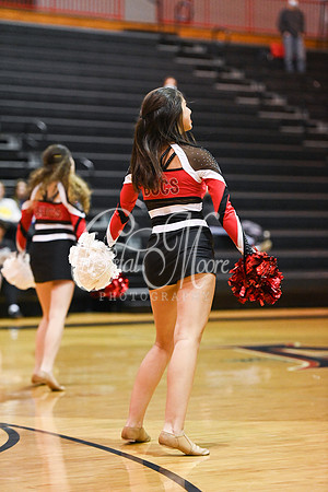 Allatoona Dance Team during Allatoona Varsity Basketball vs Pope