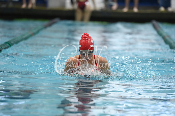 Allatoona High School Swim Team during Campbell Meet