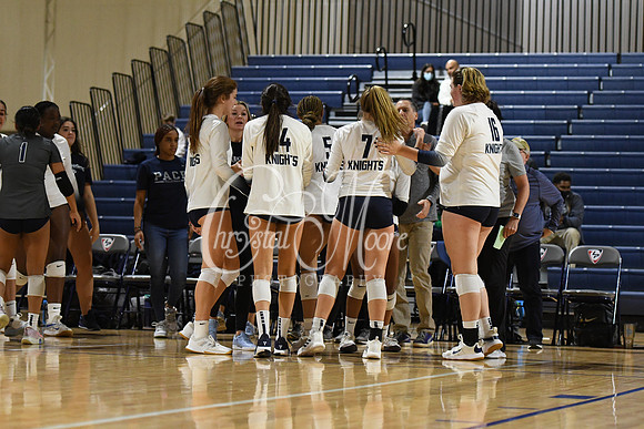 Pace Academy vs Gordon Lee High School during 2021 GHSA State 2A-1A Public Volleyball State Championship