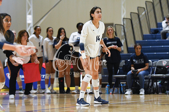 Pace Academy vs Gordon Lee High School during 2021 GHSA State 2A-1A Public Volleyball State Championship