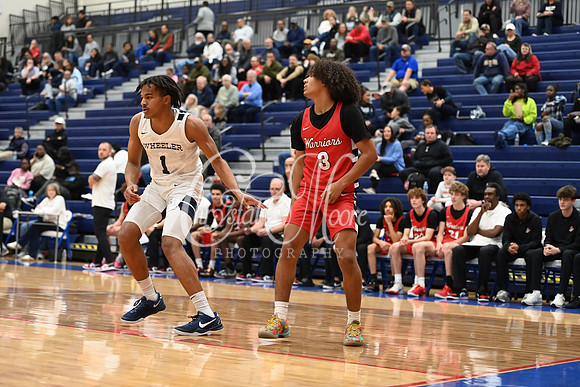 6A Wheeler vs 6A Cherokee during region 5 semi-finals boys basketball tournament
