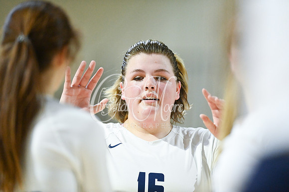 Pace Academy vs Gordon Lee High School during 2021 GHSA State 2A-1A Public Volleyball State Championship