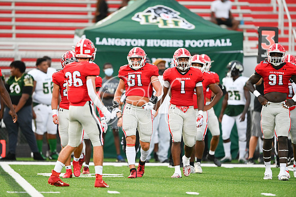 Allatoona vs Langston Hughes Friday Night Football Action