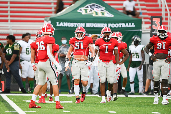 Allatoona vs Langston Hughes Friday Night Football Action