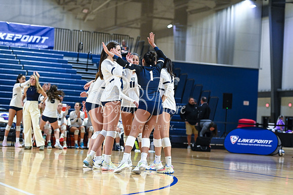 4A GHSA State Volleyball Champions, Pace Academy, in a comeback 3-2 win over Lovett at the Champions Center in LakePoint Sports Complex