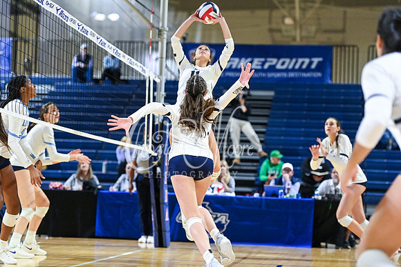 4A GHSA State Volleyball Champions, Pace Academy, in a comeback 3-2 win over Lovett at the Champions Center in LakePoint Sports Complex