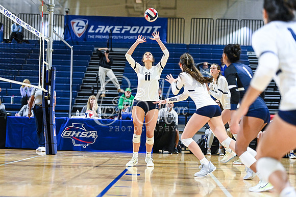 4A GHSA State Volleyball Champions, Pace Academy, in a comeback 3-2 win over Lovett at the Champions Center in LakePoint Sports Complex
