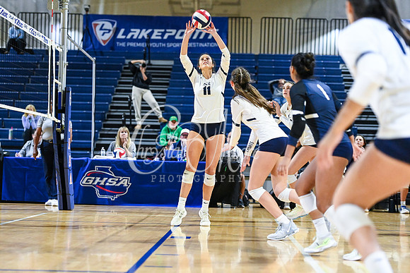 4A GHSA State Volleyball Champions, Pace Academy, in a comeback 3-2 win over Lovett at the Champions Center in LakePoint Sports Complex