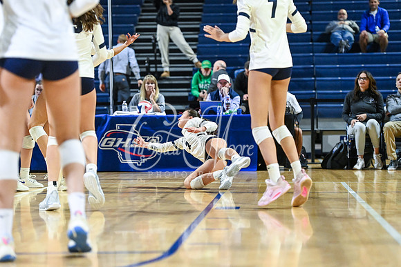 4A GHSA State Volleyball Champions, Pace Academy, in a comeback 3-2 win over Lovett at the Champions Center in LakePoint Sports Complex