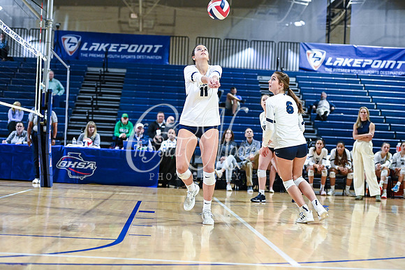 4A GHSA State Volleyball Champions, Pace Academy, in a comeback 3-2 win over Lovett at the Champions Center in LakePoint Sports Complex