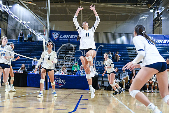 4A GHSA State Volleyball Champions, Pace Academy, in a comeback 3-2 win over Lovett at the Champions Center in LakePoint Sports Complex