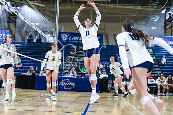 4A GHSA State Volleyball Champions, Pace Academy, in a comeback 3-2 win over Lovett at the Champions Center in LakePoint Sports Complex