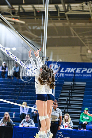 4A GHSA State Volleyball Champions, Pace Academy, in a comeback 3-2 win over Lovett at the Champions Center in LakePoint Sports Complex