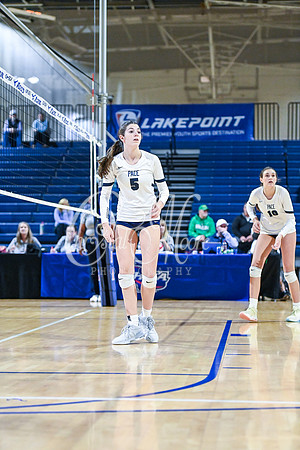 4A GHSA State Volleyball Champions, Pace Academy, in a comeback 3-2 win over Lovett at the Champions Center in LakePoint Sports Complex