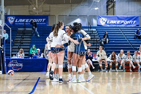 4A GHSA State Volleyball Champions, Pace Academy, in a comeback 3-2 win over Lovett at the Champions Center in LakePoint Sports Complex