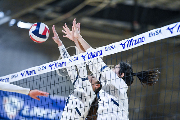 4A GHSA State Volleyball Champions, Pace Academy, in a comeback 3-2 win over Lovett at the Champions Center in LakePoint Sports Complex