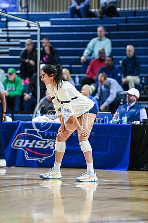4A GHSA State Volleyball Champions, Pace Academy, in a comeback 3-2 win over Lovett at the Champions Center in LakePoint Sports Complex