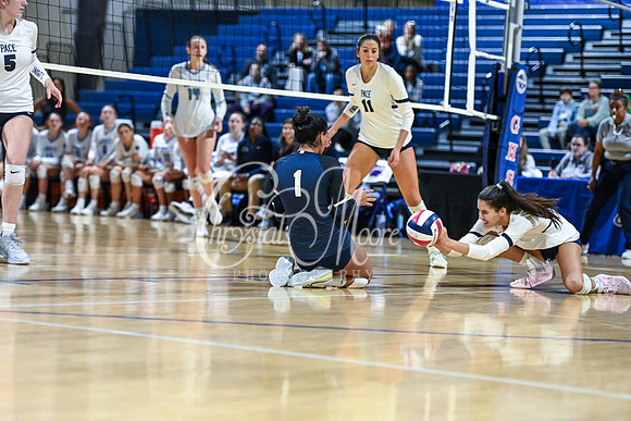 4A GHSA State Volleyball Champions, Pace Academy, in a comeback 3-2 win over Lovett at the Champions Center in LakePoint Sports Complex