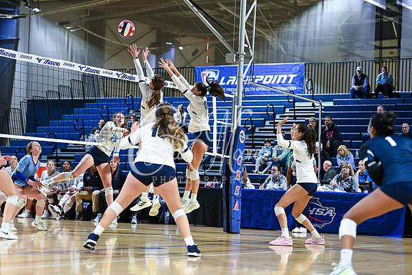 4A GHSA State Volleyball Champions, Pace Academy, in a comeback 3-2 win over Lovett at the Champions Center in LakePoint Sports Complex
