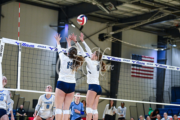 4A GHSA State Volleyball Champions, Pace Academy, in a comeback 3-2 win over Lovett at the Champions Center in LakePoint Sports Complex
