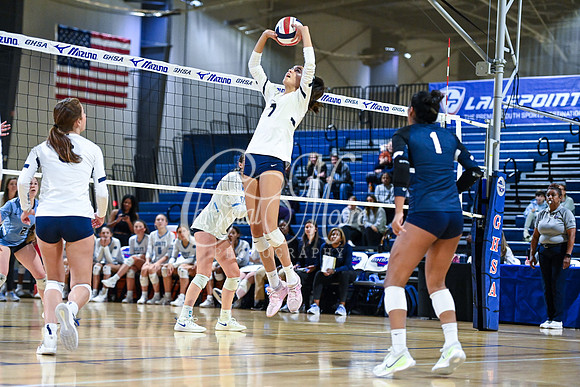 4A GHSA State Volleyball Champions, Pace Academy, in a comeback 3-2 win over Lovett at the Champions Center in LakePoint Sports Complex