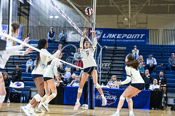 4A GHSA State Volleyball Champions, Pace Academy, in a comeback 3-2 win over Lovett at the Champions Center in LakePoint Sports Complex