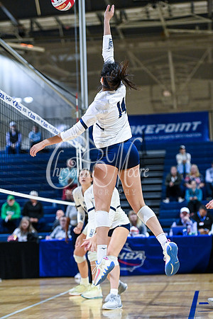 4A GHSA State Volleyball Champions, Pace Academy, in a comeback 3-2 win over Lovett at the Champions Center in LakePoint Sports Complex