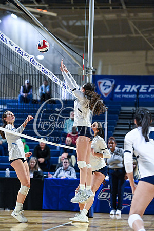 4A GHSA State Volleyball Champions, Pace Academy, in a comeback 3-2 win over Lovett at the Champions Center in LakePoint Sports Complex
