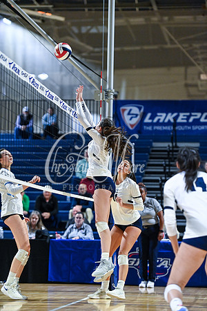 4A GHSA State Volleyball Champions, Pace Academy, in a comeback 3-2 win over Lovett at the Champions Center in LakePoint Sports Complex