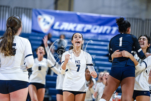 4A GHSA State Volleyball Champions, Pace Academy, in a comeback 3-2 win over Lovett at the Champions Center in LakePoint Sports Complex
