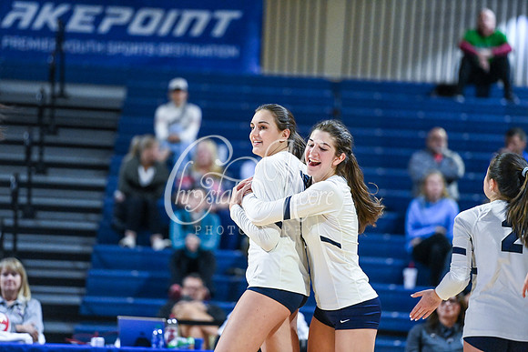 4A GHSA State Volleyball Champions, Pace Academy, in a comeback 3-2 win over Lovett at the Champions Center in LakePoint Sports Complex