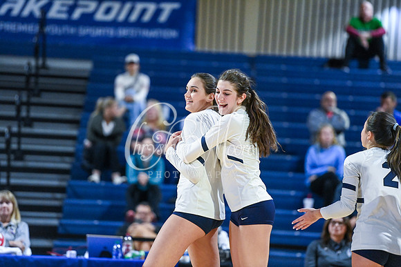 4A GHSA State Volleyball Champions, Pace Academy, in a comeback 3-2 win over Lovett at the Champions Center in LakePoint Sports Complex