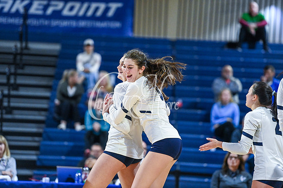 4A GHSA State Volleyball Champions, Pace Academy, in a comeback 3-2 win over Lovett at the Champions Center in LakePoint Sports Complex