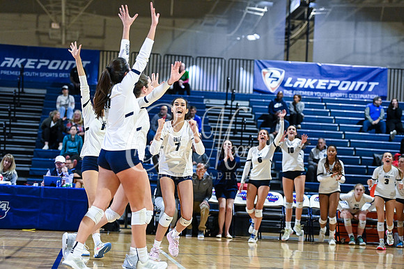 4A GHSA State Volleyball Champions, Pace Academy, in a comeback 3-2 win over Lovett at the Champions Center in LakePoint Sports Complex
