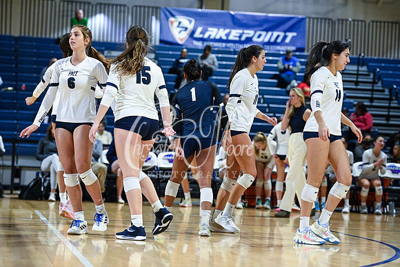 4A GHSA State Volleyball Champions, Pace Academy, in a comeback 3-2 win over Lovett at the Champions Center in LakePoint Sports Complex