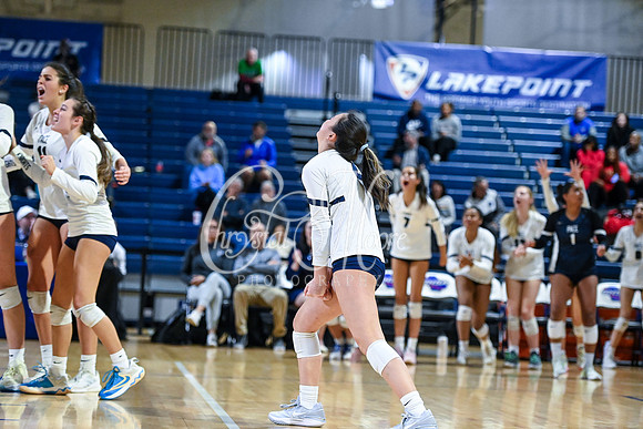 4A GHSA State Volleyball Champions, Pace Academy, in a comeback 3-2 win over Lovett at the Champions Center in LakePoint Sports Complex